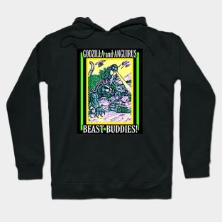 GODZILLA and ANGUIRUS : Beast Buddies Hoodie